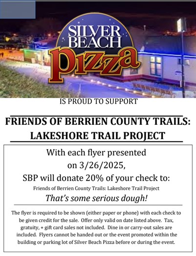 Silver Beach Pizza Give Back Flyer