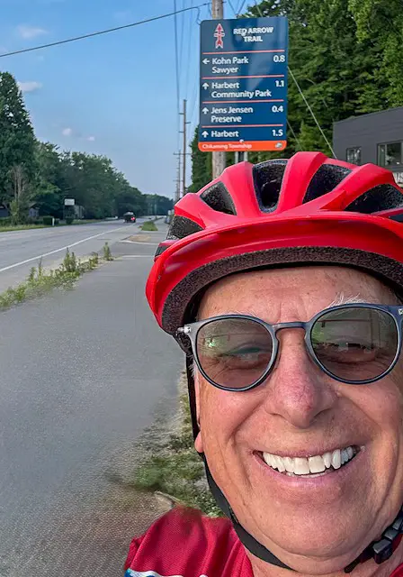 Gary Wood on Red Arrow Trail